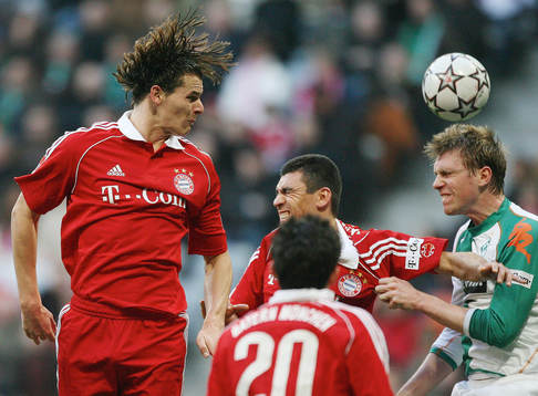 Daniel van Buyten, Lucio, Munchen och Per Mertesacker,
