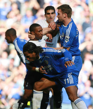 Andriy Shevchenko och Didier Drogba, Chelsea och  Jermaine