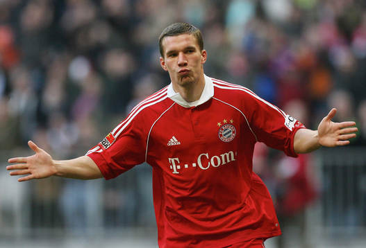 Lukas Podolski, jubel