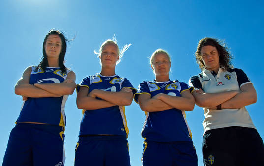 Umeås utmanare FV: Lotta Schelin, Göteborg, Caroline
