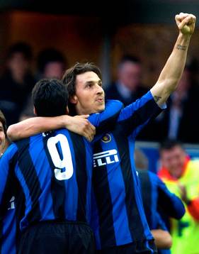 Zlatan Ibrahimovic, Inter, jubel