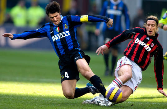 Javier Zanetti, Inter, Massimo Ambrosini, Milan