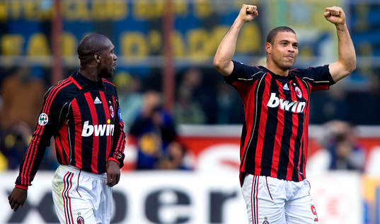 Clarence Seedorf, Ronaldo, AC Milan, jubel