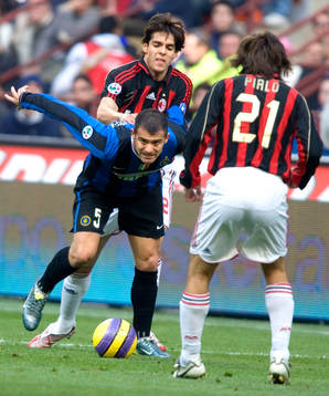 Kaka,  Milan, Dejan Stankovic, Inter