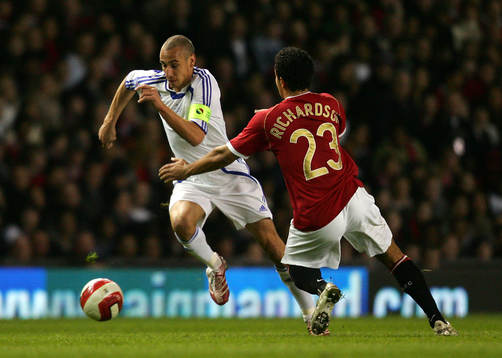 Henrik Larsson och Kieran Richardson