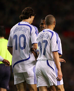 Henrik Larsson och Zlatan Ibrahimovic