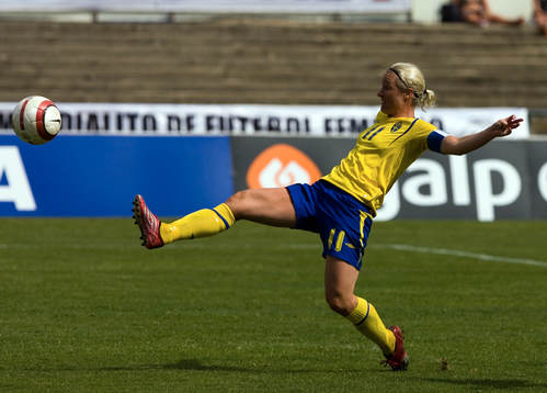 Victoria Svensson, Sverige gör 0-2