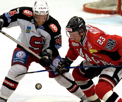 Ishockey, Elitserien, Malmö - Södertälje. Mikael