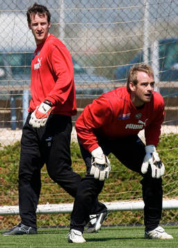Richard Richardsson och Peter Westman, målvakt