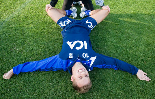 Niclas Alexandersson tränade ej på grund av ljumskproblem