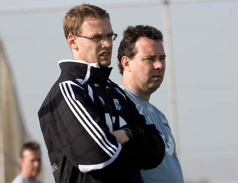 Tränarduon Jonas Olsson och Stefan Rehn
