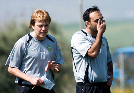 Tony Gustavsson, tränare och Jan Mian, fystränare
