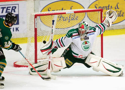 Andreas Andersson, Rögle (målvakt) och Jon Palmebjörk,