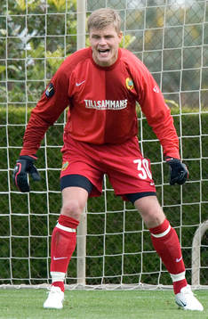 Erland Hellström, målvakt