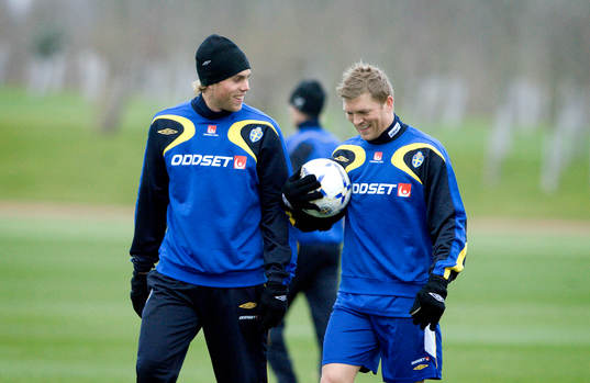 Johan Elmander och Marcus Allbäck
