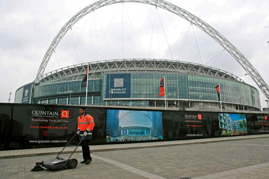 Nya Wembley Stadium, England. Arena, stadion