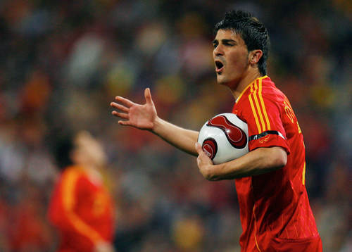 David Villa, Spanien
