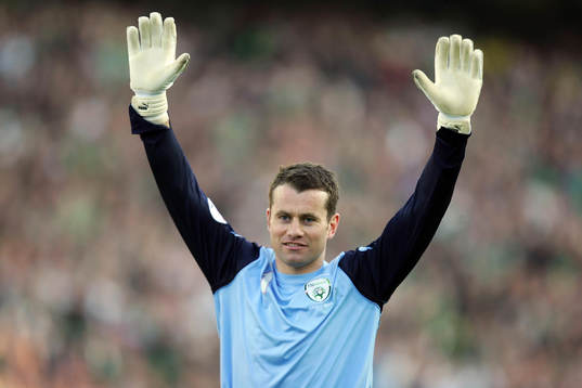 Shay Given, målvakt, Irland, jubel