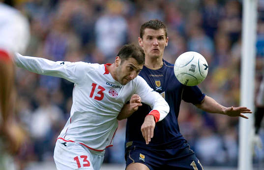 Zurab Khizanishvili och Lee McCulloch