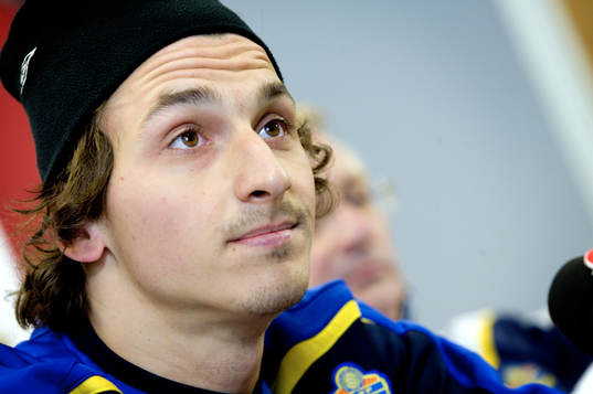 Zlatan Ibrahimovic på dagens presskonferens