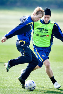 Christian Wilhelmsson och Oscar Wendt