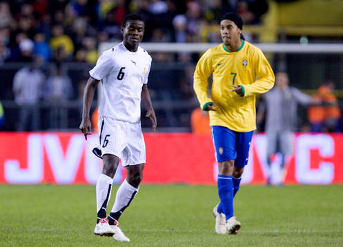Anthony Annan, Ghana och Ronaldinho, Brasilien