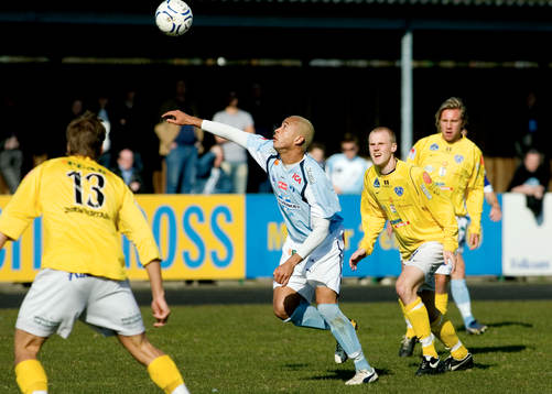Fotboll, Malmö FF - Falkenberg. Träningsmatch. Junior