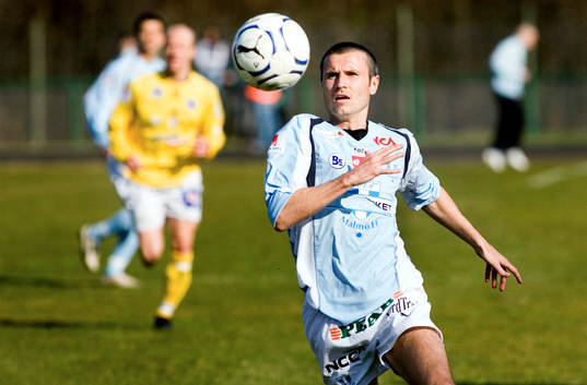 Fotboll, Malmö FF - Falkenberg. Träningsmatch. Yksel