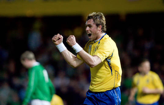 Johan Elmander, jubel