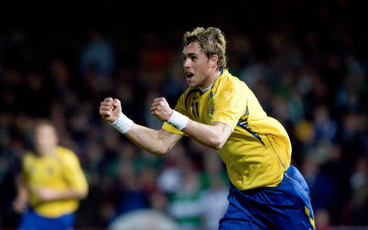 Johan Elmander, jubel