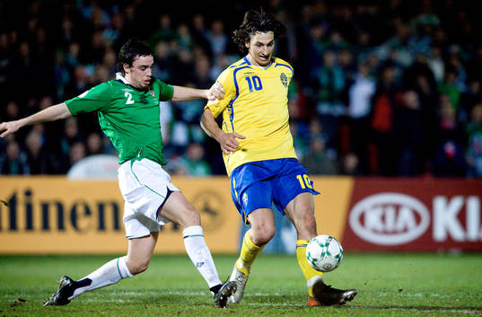 Zlatan Ibrahimovic och Michael Duff