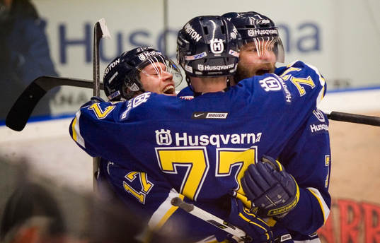 Jubel av målskytten Stefan Pettersson