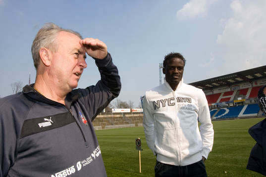 Bosse Nilsson och MacDonald Mariga