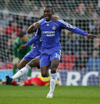 Salomon Kalou, Chelsea (Jubel)