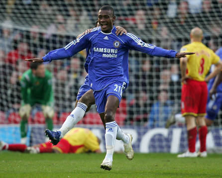 Salomon Kalou, Chelsea (Jubel)