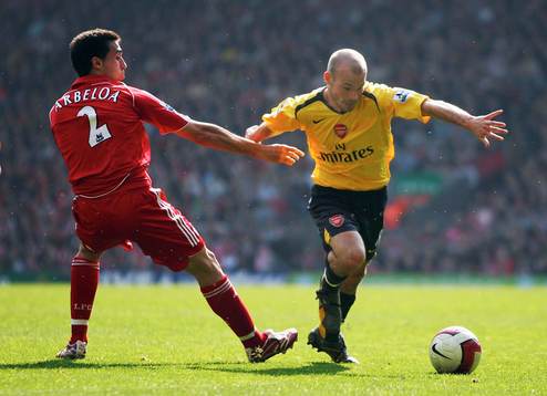 Fredrik Ljungberg, Arsenal och Alvaro Arbeloa, Liverpool