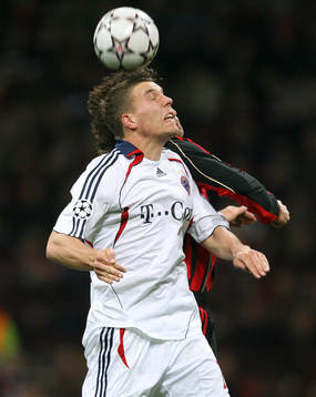 Lukas Podolski, Bayern och Alessandro Nesta, Milan