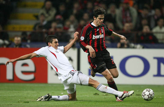 Lucio, Bayern och Kaka, Milan