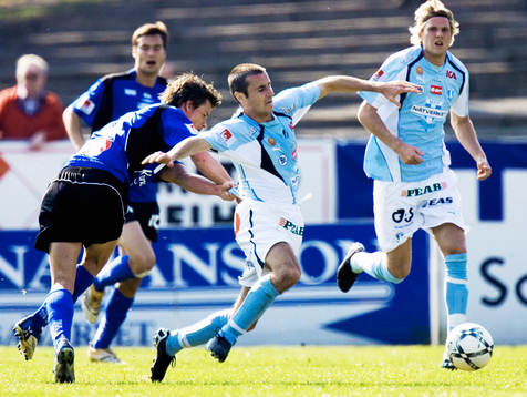Dusan Djuric, Yksel Osmanovski och Ola Toivonen