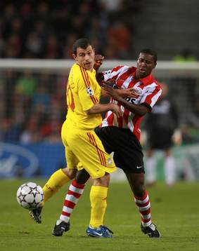 Javiuer Mascherano, Liverpool och Edison Mendez,  Eindhoven