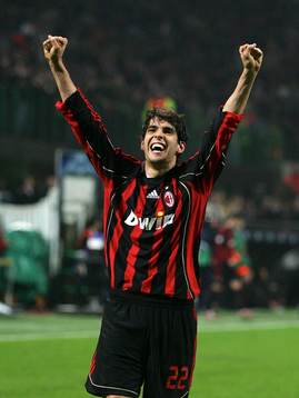 Kaka, Milan jubel
