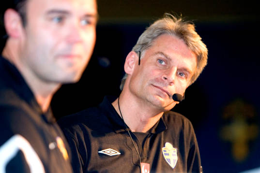 Martin Ingvarsson och Peter Fröjdfeldt, domare