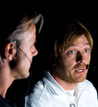 Roland Nilsson,  tränare, GAIS, Tony Gustavsson, tränare,