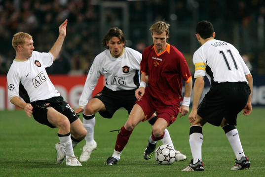 Christian Wilhelmsson, Paul Scholes, Gabriel Heinze och