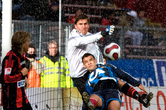 Kristoffer Björklund, målvakt, BP och Lance Davids,