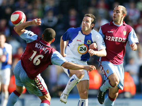 Brett Emerton, Blackburn, Wilfred Bouma och Gavin McCann,