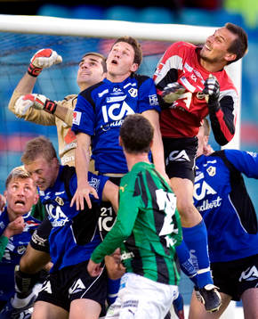 från vänster, Tomas Zvirgzdauskas, Peter Larsson, Dime
