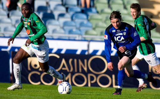 Ipke Ekong, GAIS, Hjalmar Öhagen. Halmstad