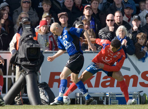 Magnus Arvidsson, Halmstad och Samir Belouta, Helsingborg