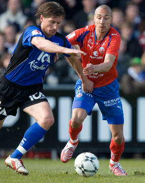 Tomas Zvirgzdauskas, Halmstad och Henrik Larsson,